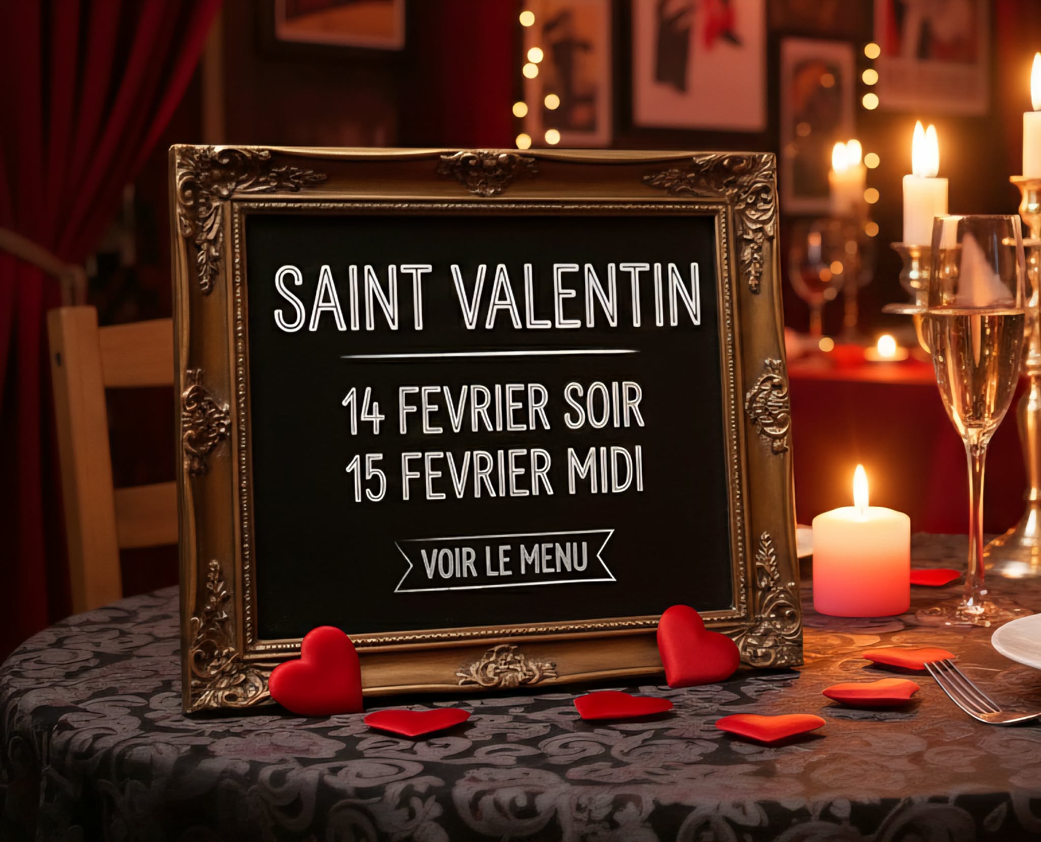 menu saint valentin